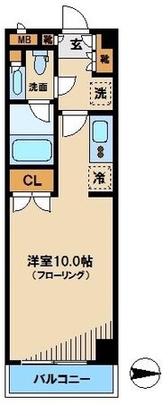 パークスフィア中野富士見町の物件間取画像